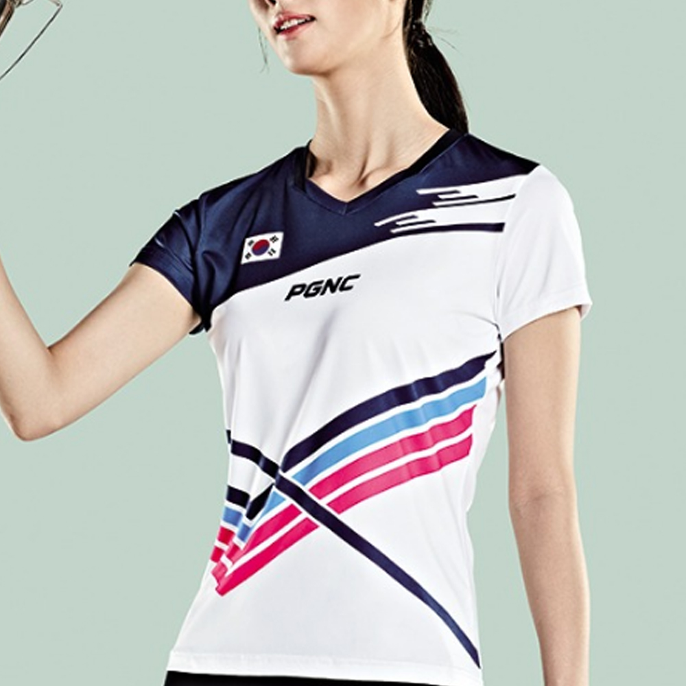 패기앤코 여성 기능성 라운드 반팔 티셔츠 RT-2023 여자 운동 스포츠 상의 운동복
